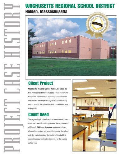 WACHUSETTS REGIONAL SCHOOL DISTRICT