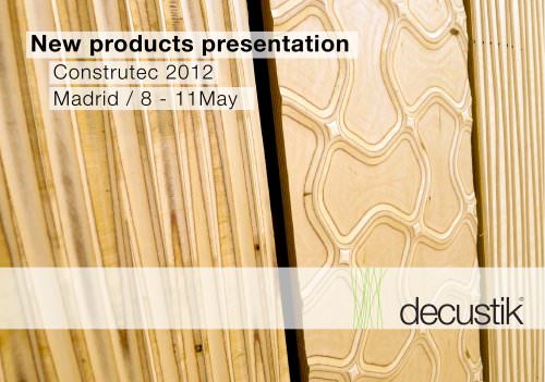 New products Construtec 2012