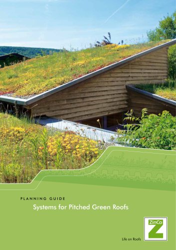 Systems for Pitched Green Roofs