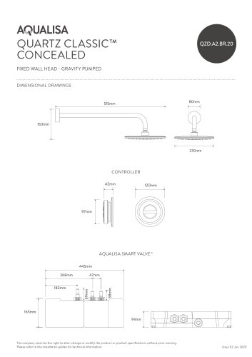 QUARTZ CLASSIC™ CONCEALED