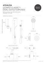 QUARTZ CLASSIC™ DUAL OUTLET EXPOSED