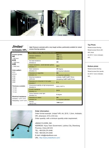 Antistatic HPL