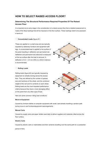 HOW TO SELECT RAISED ACCESS FLOOR?