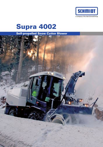 Automotive snow clearing:Supra 4002