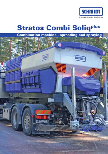 Combination machines for spraying and spreading:Stratos Combi Soliq Plus