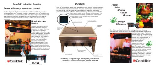 CookTek® Induction Cooking