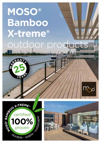 MOSO® Bamboo X-treme® outdoor products