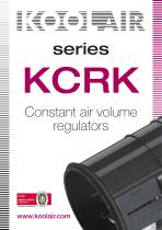 Constant air volume regulators – KCRK