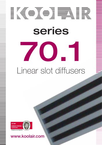 Linear Diffusers – Series 70.1