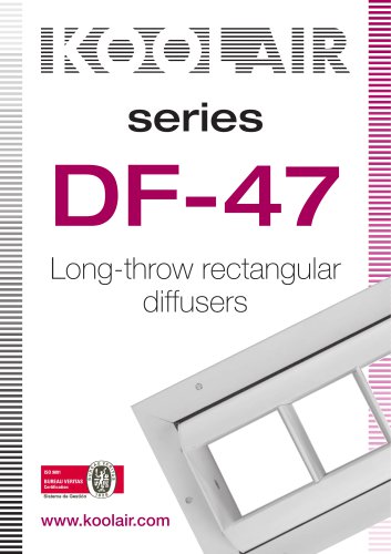 Long-throw rectangular diffusers – DF 47