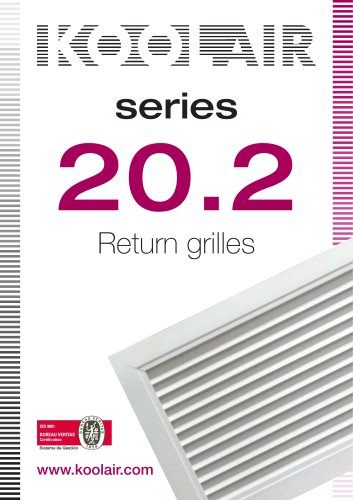 Return grilles – Series 20.2