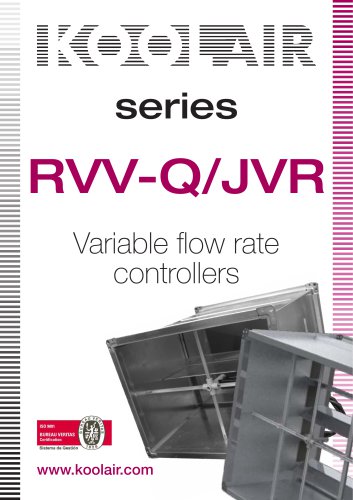 Variable flow rate controllers – RVVQ-JVR