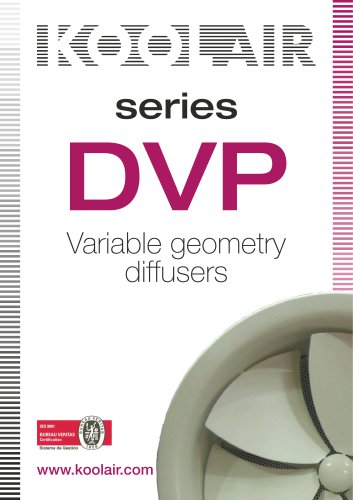 Variable geometry diffusers – DVP