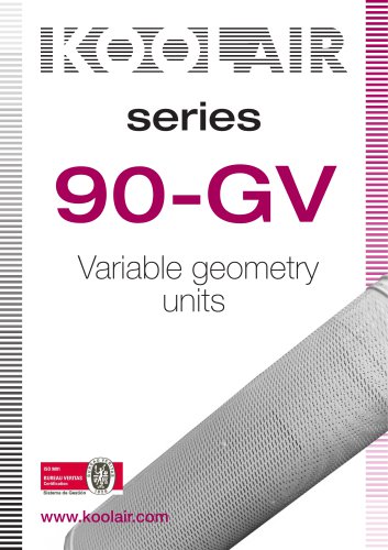 Variable geometry units – Series S-90-GV