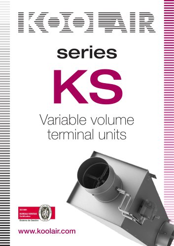 Variable volume terminal units – KS