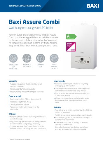 Baxi Assure Combi