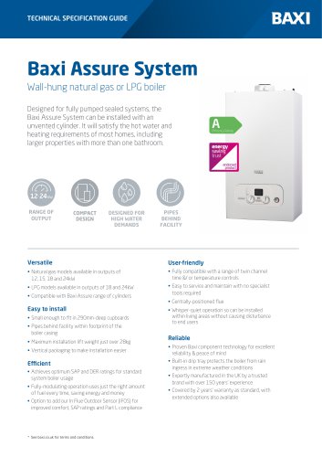 Baxi Assure System