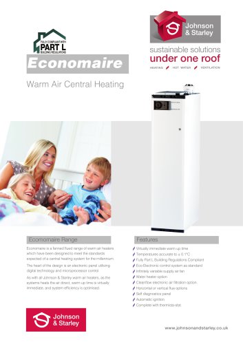 ECONOMAIRE WARM AIR CENTRAL HEATING