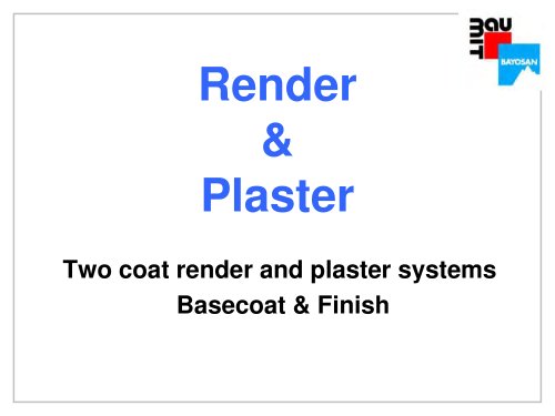 Render & Plaster