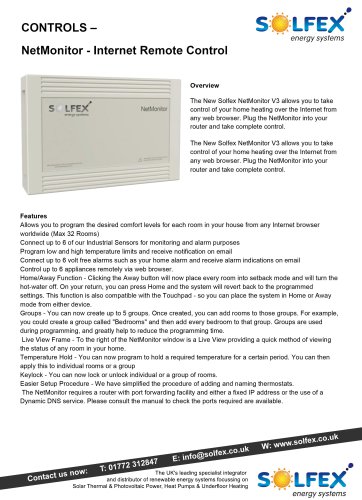 CONTROLS - NetMonitor - Internet Remote Control