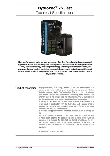 HydroPad&reg; 2K Fast