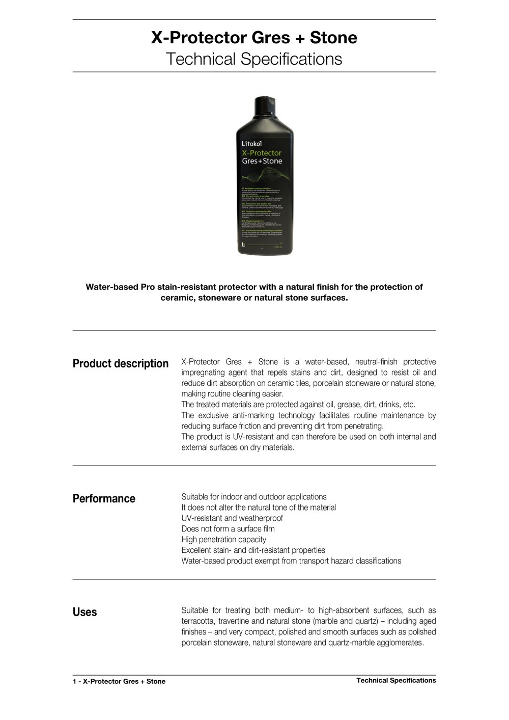 X-Protector Gres + Stone - LITOKOL