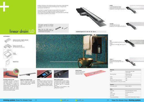 Linear Drain LD