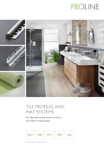 TILE PROFILES AND MAT SYSTEMS