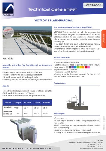 VECTACO® Z PLATE GUARDRAIL