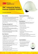 3M™ Industrial Safety Helmet G3000/G3001