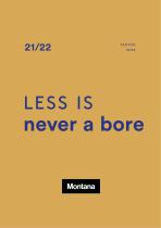 LESS IS never a bore