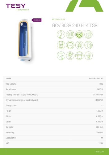 GCV 8038 24D B14 TSR