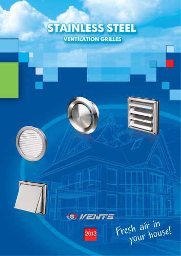 Stainless steel ventilation grilles