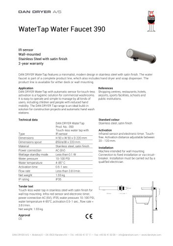 WaterTap Water Faucet 390