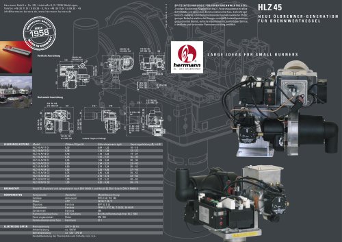 Oil burner HLZ 45 A/BV