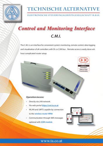 Control and Monitoring Interface