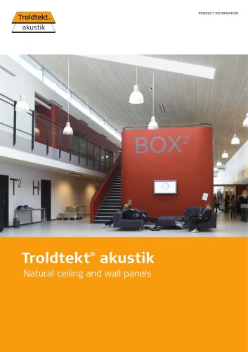 Troldtekt akustik - Natural ceiling and wall panels