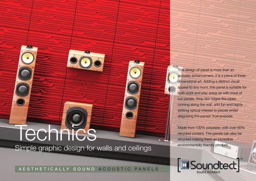 Technics Specification Sheet