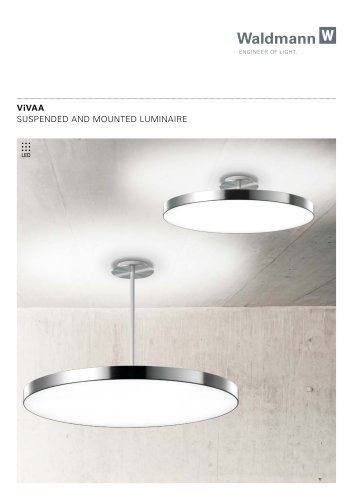 SUSPENDED AND MOUNTED LUMINAIRE VIVAA