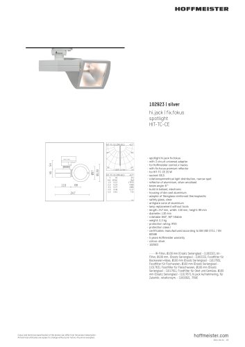 spotlight hi.jack fix.focus HIT-TC-CE 20 W