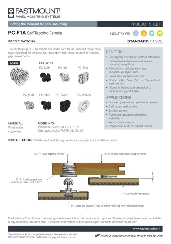 PC-F1A Self Tapping Female