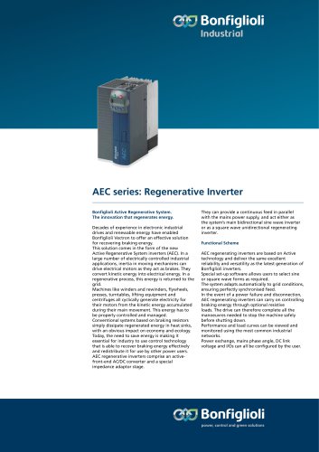 AEC series : Regenerative Inverter