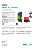 HS P SOLRIF ® 3kW - Kit Silber