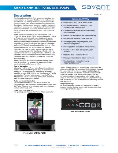 DDL-P20B/DDL- P20W