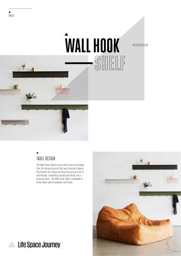 WALL HOOK SHELF