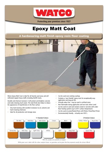 Epoxy Matt Coat