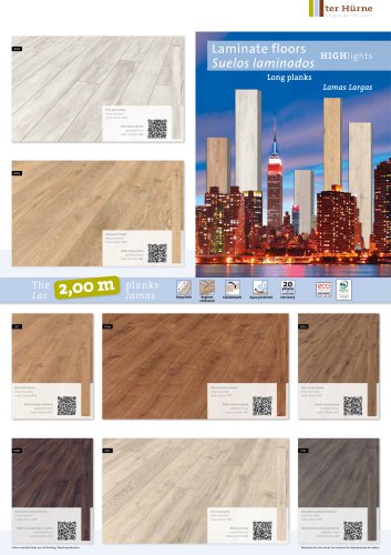 Poster Laminate floors long plank