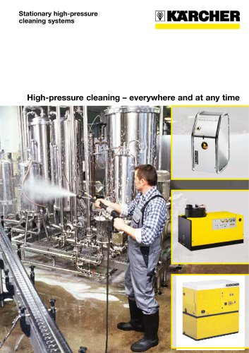 High-pressure cleaning – everywhere and at any time