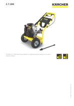 HIGH PRESSURE WASHER G 7.10M