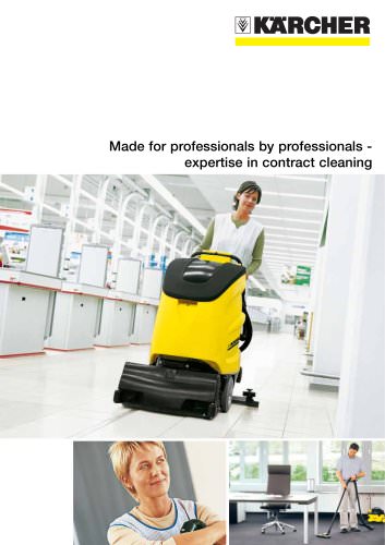 Made for professionals by professionals - expertise in contract cleaning